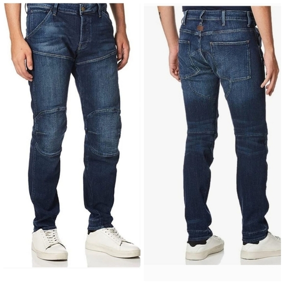 G-Star Raw 5620 3D Deconstructed Tapered Fit Mid Wash Jeans size 30 - Picture 2 of 16